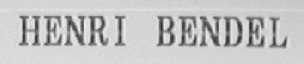 HENRI BENDEL