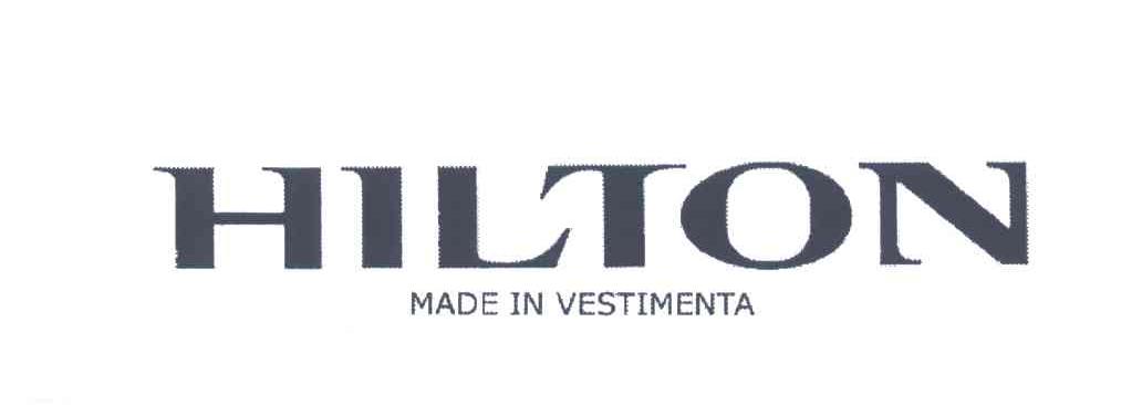HILTON;MADE IN VESTIMENTA