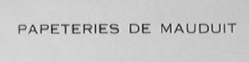 PAPETERIES DE MAUDUIT
