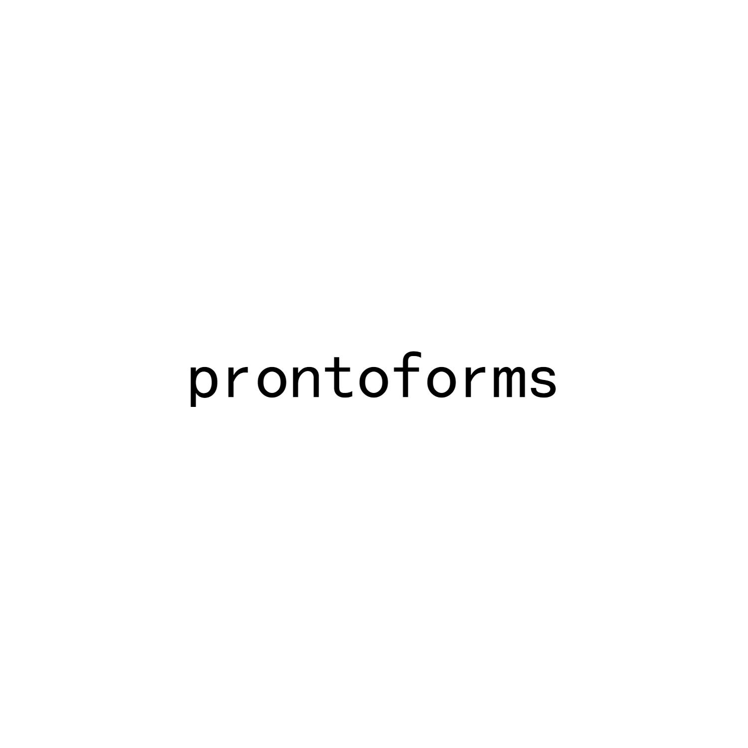 PRONTOFORMS
