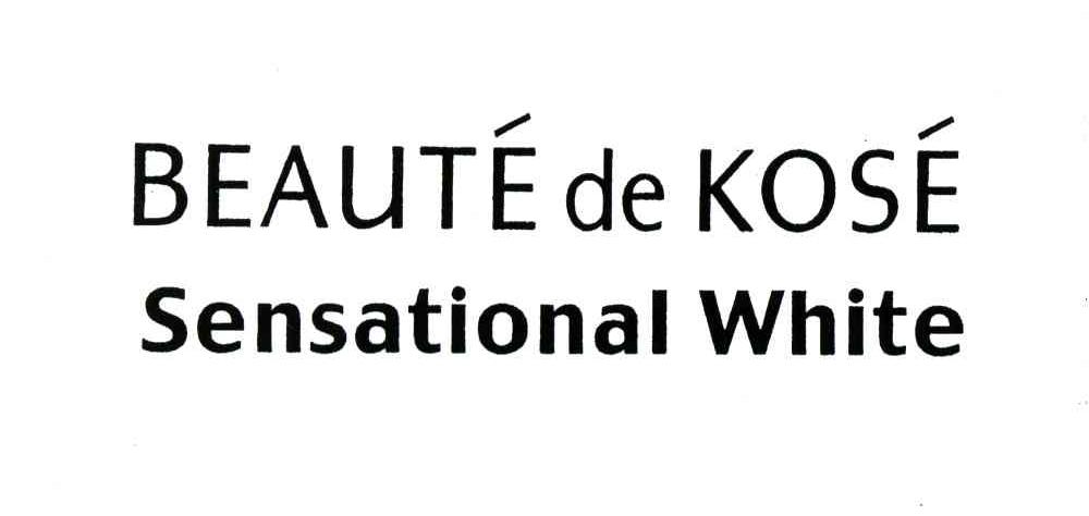 BEAUTE DE KOSE SENSATIONAL WHITE