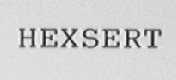 HEXSERT