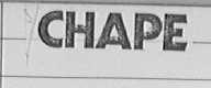 CHAPE