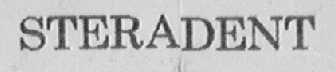 STERADENT