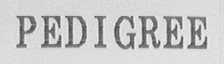 PEDIGREE