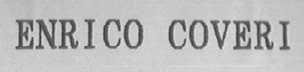 ENRICO COVERI