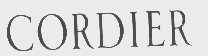 CORDIER