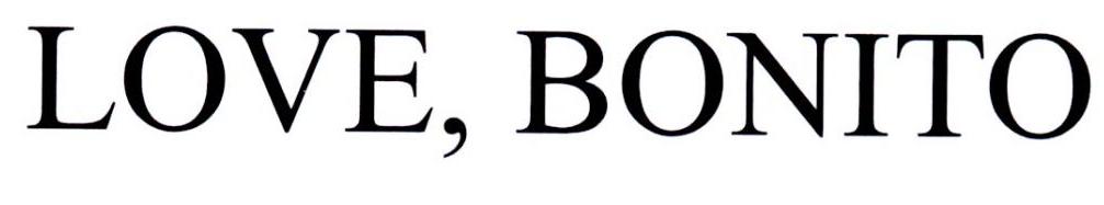 LOVE，BONITO