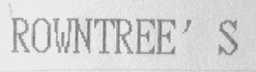 ROWNTREE'S