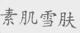 素肌雪肤
