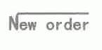 NEW ORDER