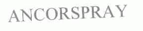 ANCORSPRAY