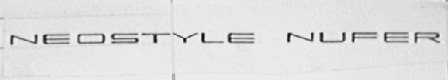 NEOSTYLE NUFER