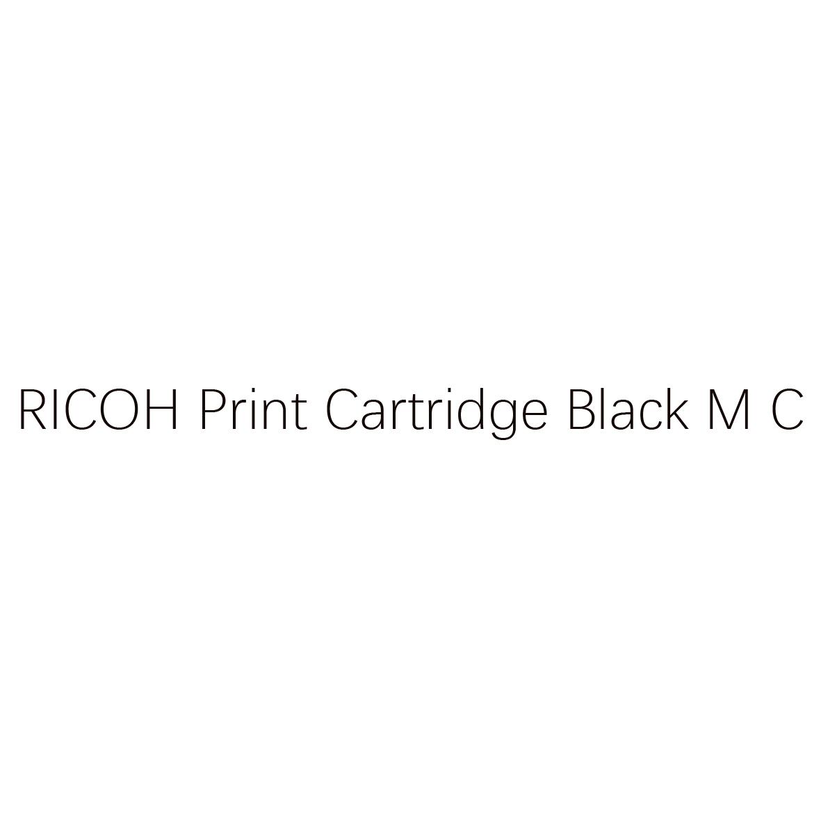 RICOH PRINT CARTRIDGE BLACK M C