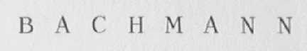 BACHMANN