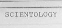 SCIENTOLOGY