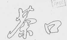 茶口