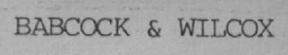 BABCOCK& WILCOX