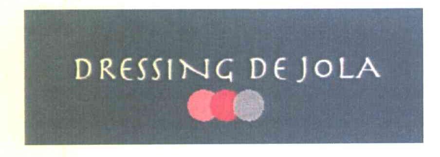 DRESSING DE JOLA