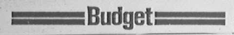 BUDGET