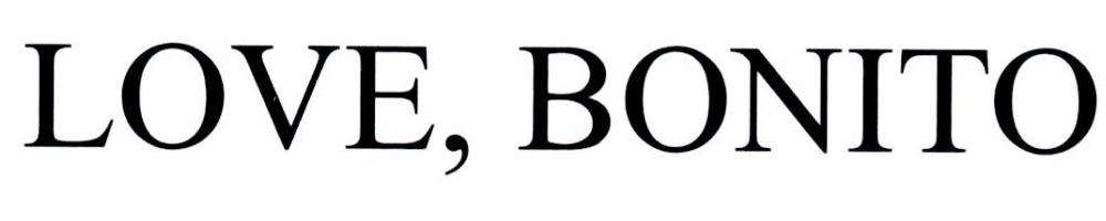 LOVE，BONITO