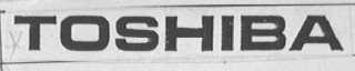 TOSHIBA