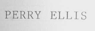 PERRY ELLIS