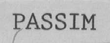 PASSIM