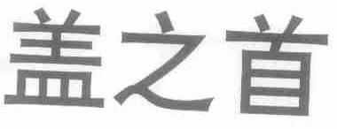 盖之首