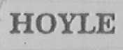 HOYLE