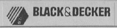 BLACK & DECKER