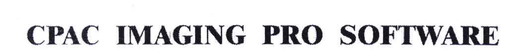 CAPC IMAGING PRO SOFTWARE