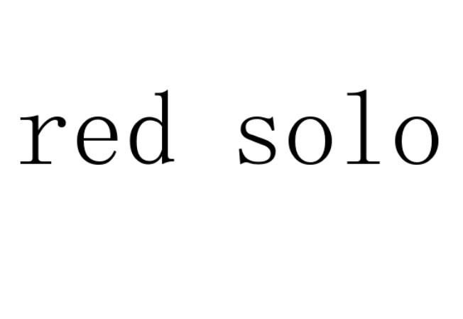 RED SOLO