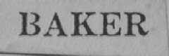 BAKER