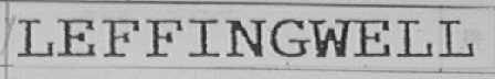 LEFFINGWELL