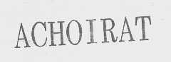 ACHOIRAT