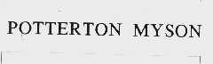 POTTERTON MYSON