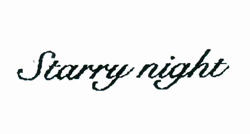 STARRY NIGHT