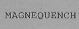 MAGNEQUENCH