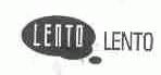 LENTO LENTO