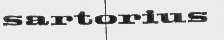 SARTORIUS
