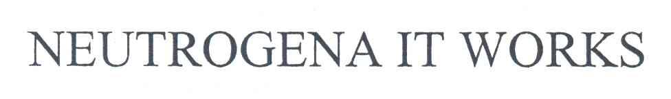 NEUTROGENA  IT  WORKS