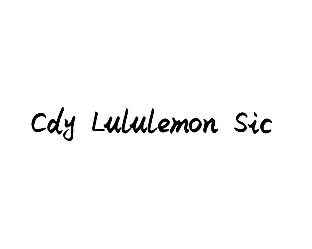 CDY LULULEMCN SIC