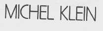 MICHEL KLEIN