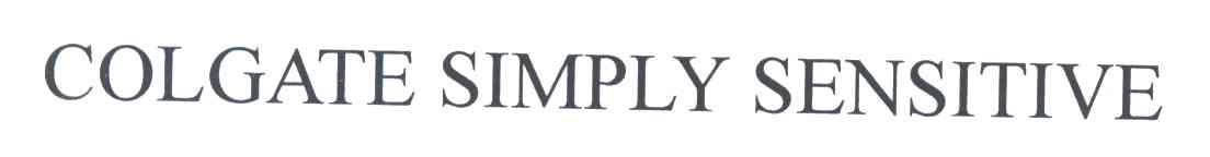 COLGATE SIMPLY SENSITIVE