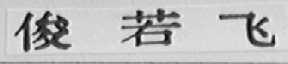 俊若飞