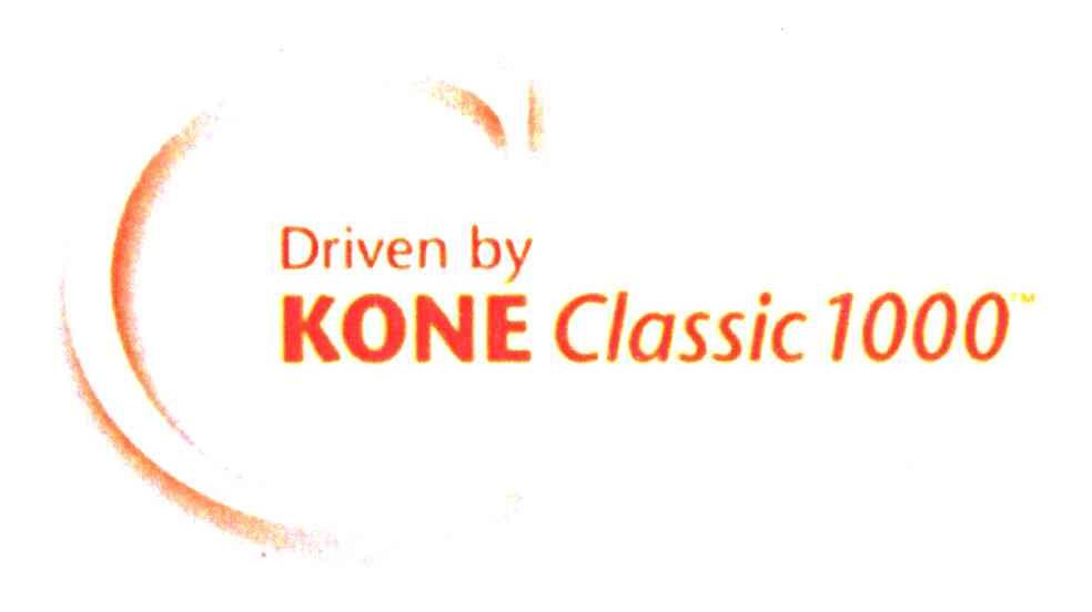DRIVEN BY KONE CLASSIC;1000