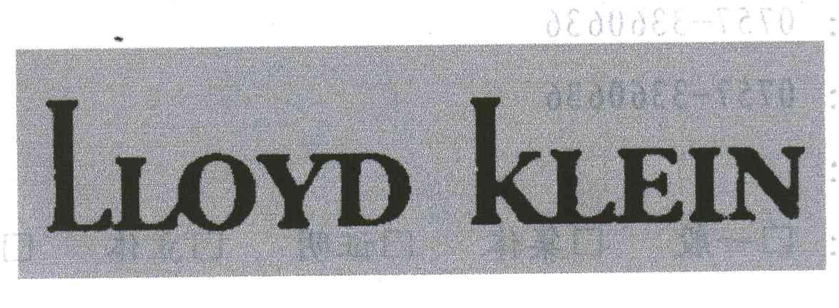 LLOYD KLEIN