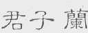 君子兰