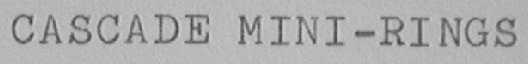 CASCADE MINI-RINGS